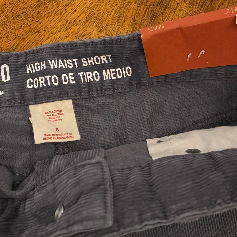 *NEW* High Waist Gray Shorts - Picture 3 of 4